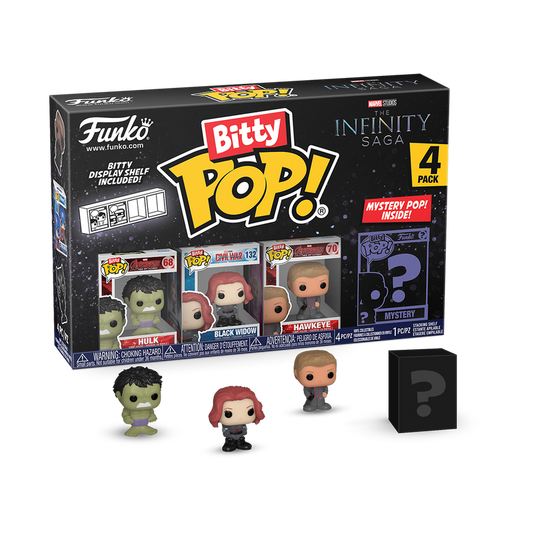 bitty pop marvel the infinity saga 4 pack series 2
