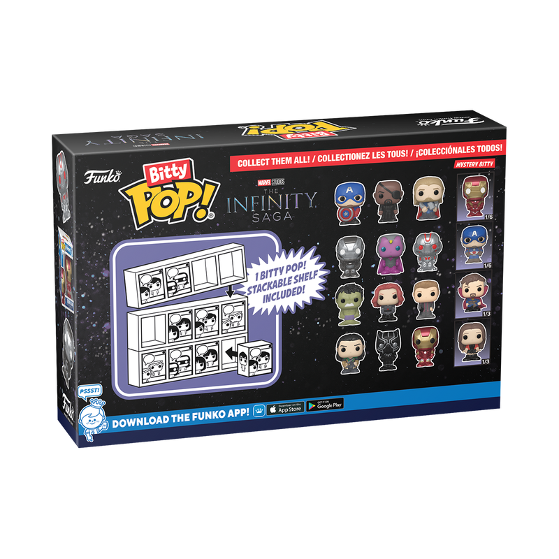 Bitty Pop! Marvel The Infinity Saga 4-Pack Serie 4