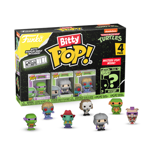 bitty pop teenage mutant ninja turtles 4 pack series 2