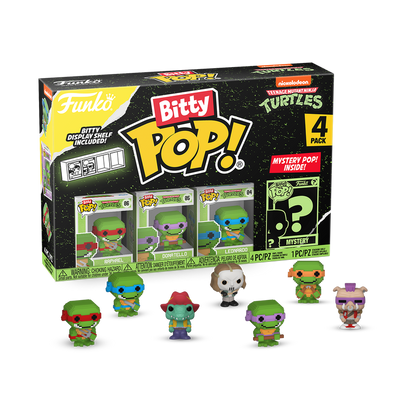 bitty pop teenage mutant ninja turtles 4 pack series 4