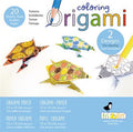 Origami zum Ausmalen - Tortoise