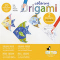 Origami inkleuren - Vis