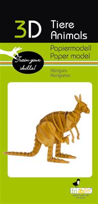 3D-papieren model - Kangoeroe