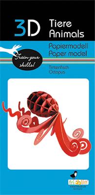 3D-papieren model - Octopus