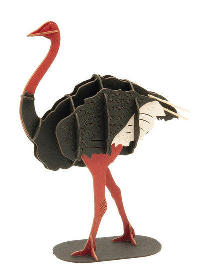 3D Paper Model - Ostrich
