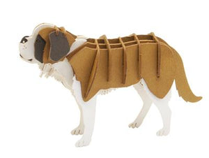 3D Papieren Model Saint-Bernard Fridolin – 11 cm