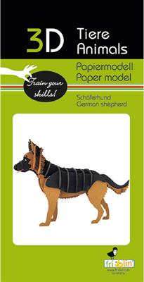 3D Paper Model: BERGER Allemand 3x7,5x12cm