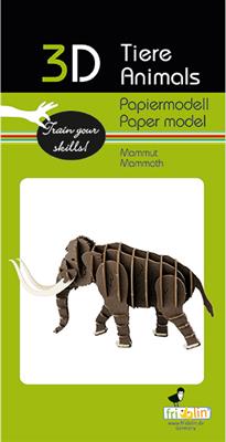 Modèle en Papier 3D - Mammouth