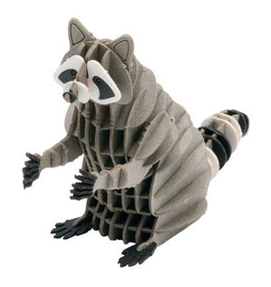3D-Papiermodell - Waschbär