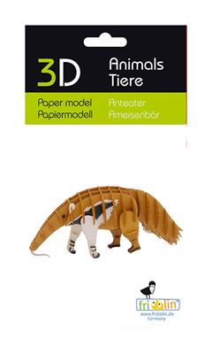 3D Paper Model - Anteater