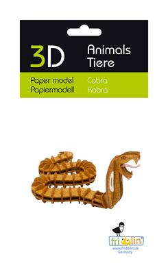 3D-papieren model - Cobra