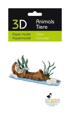 3D-papieren model - Otter