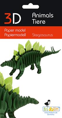3D-papieren model - Stegosaurus