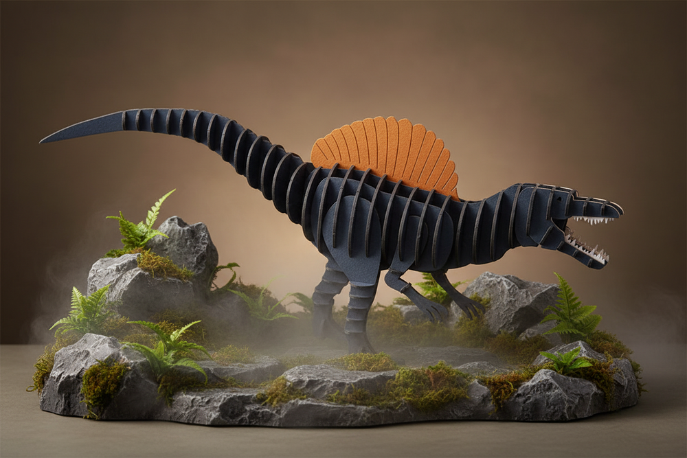 3D Paper Model - Spinosaurus
