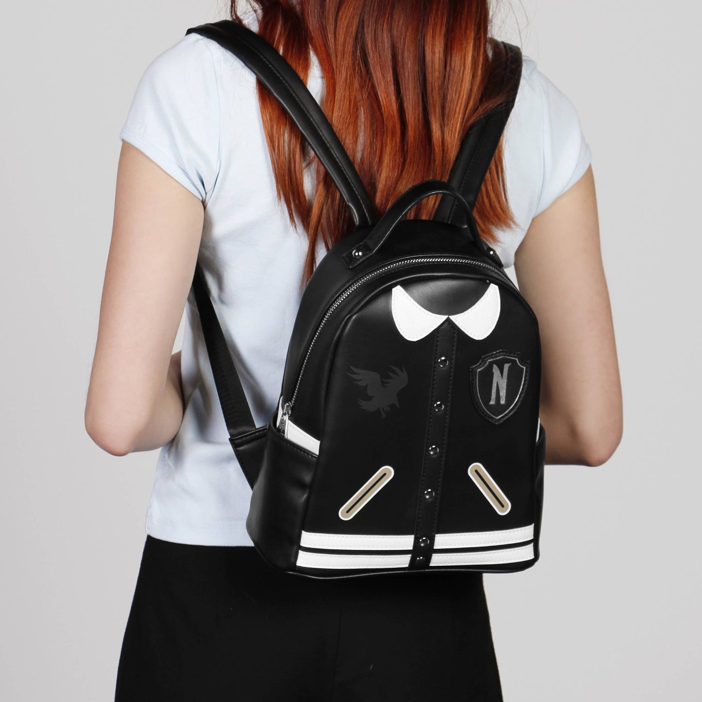 Mercredi Varsity Casual-Sac à dos Casual, Noir