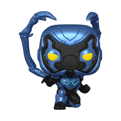 pop blue beetle crouching 1403