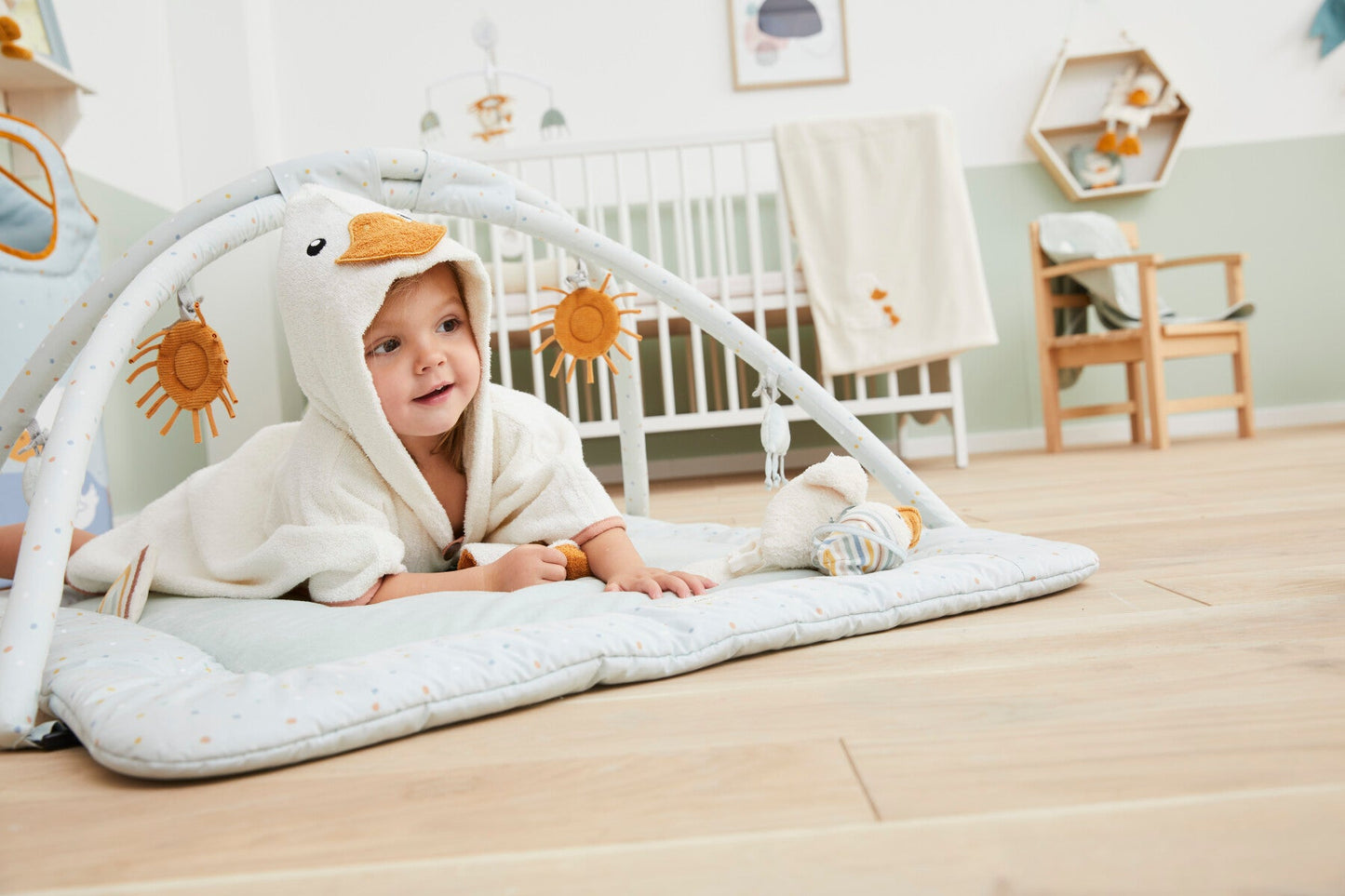 Poncho de bain enfant Canard Edda