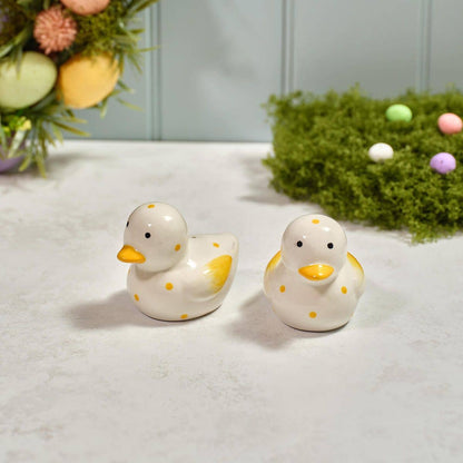 Sel et poivre Canards à pois