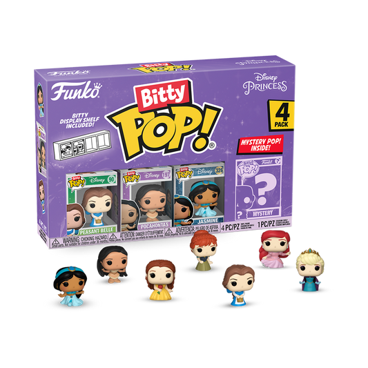bitty pop disney princess 4 pack series 2