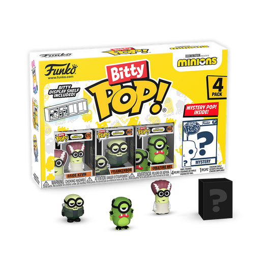 Bitty Pop! Minions 4-PACK - Series 2 - PRECOMMANDE*