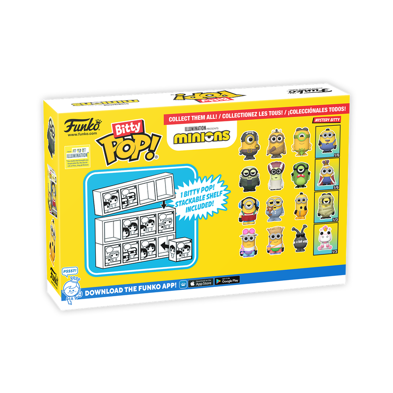 Bitty Pop! Minions 4-Pack Series 4