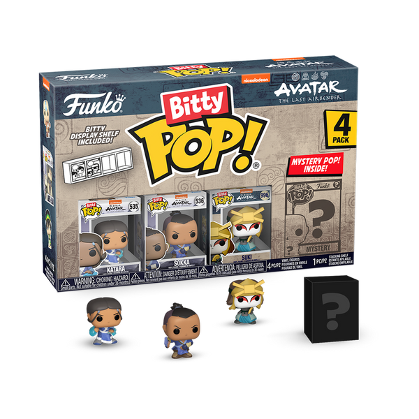 Funko Bitty Pop! Avatar le dernier maître de l´air 4-Pack Series 4 – Avatar, le dernier maître de l'air