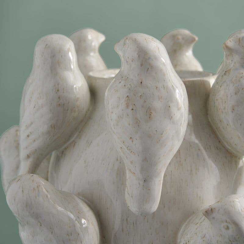 Vase M. Oisillon Blanc