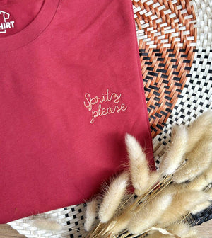 Spritz Please Embroidered T-Shirt