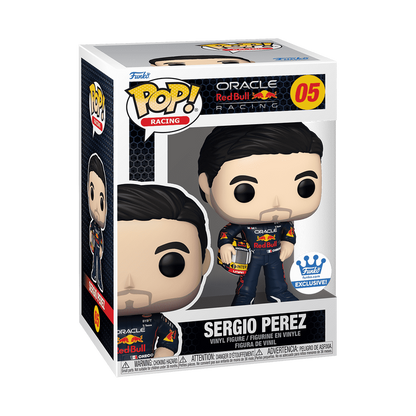 Sergio Perez with Helmet