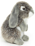 Peluche Lapin Bélier Gris Debout