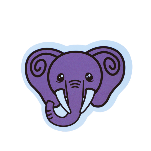 Autocollant éléphant