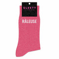 Chaussettes à Paillettes Râleuse Rose Bubble