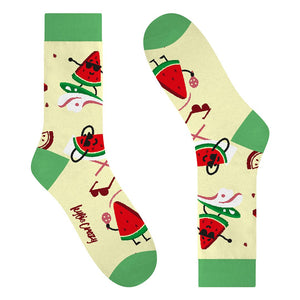 Chaussettes Pastèques à la Plage