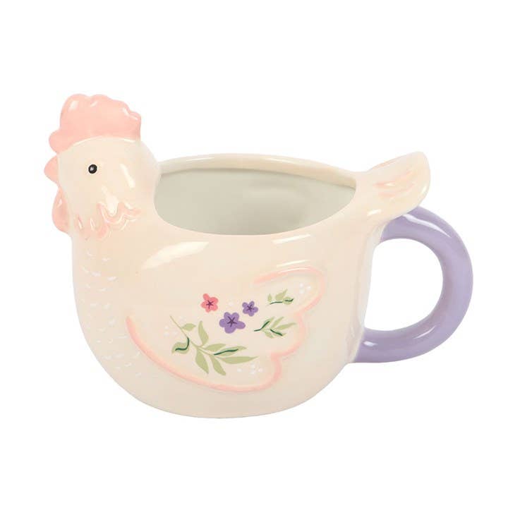Mug 3D Poule florale