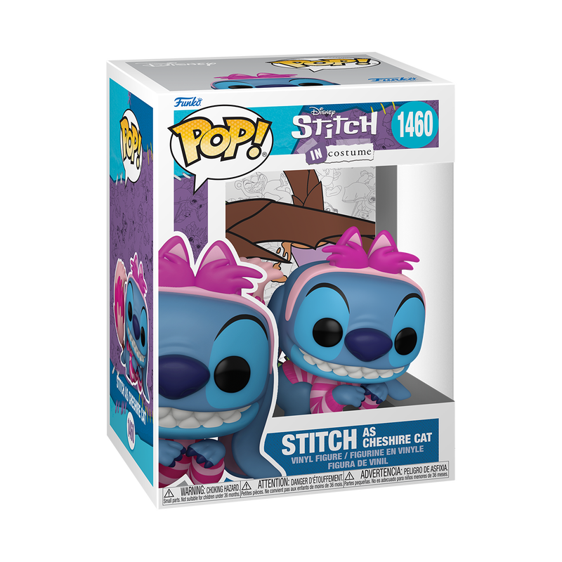 Pop! Stitch en Chat du Cheshire