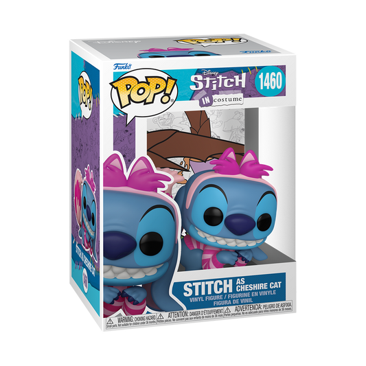 Pop! Stitch en Chat du Cheshire