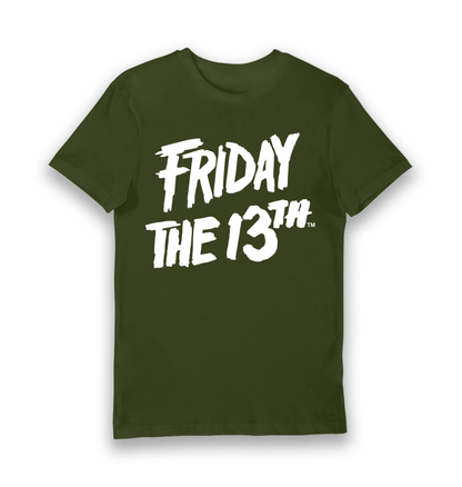 T-shirt adulte Friday the 13th texte géant