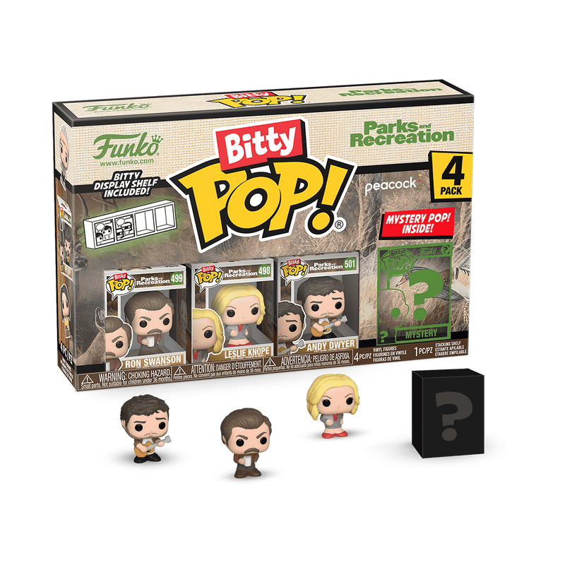 bitty pop parks and recreation 4 pack series 4