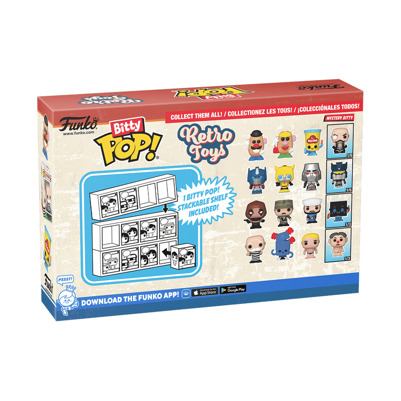 Bitty Pop! Retro Toys Hasbro – Coffret 4 Figurines Série 1