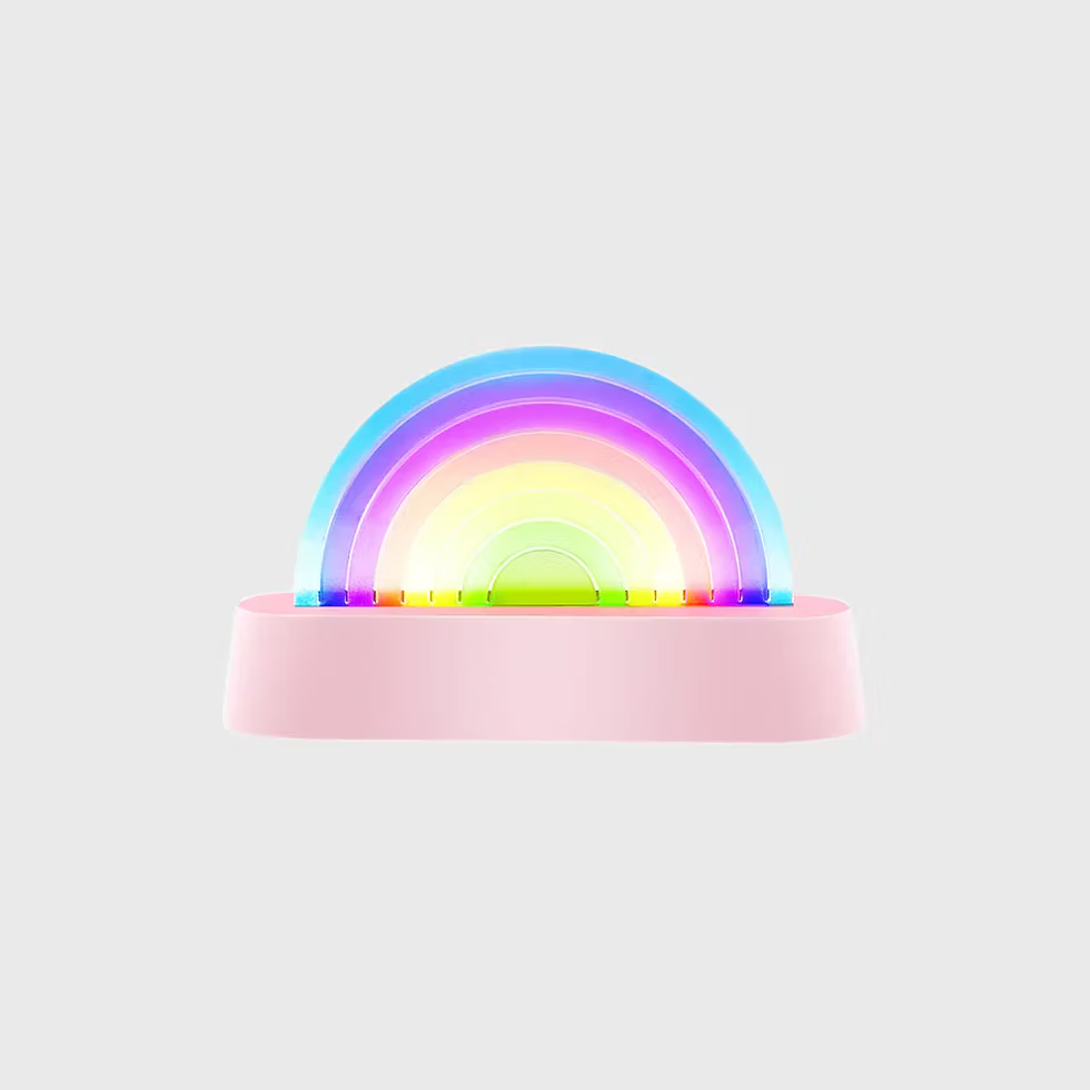 Dansende regenbooglamp - Leuke kleuren en reageert op geluid