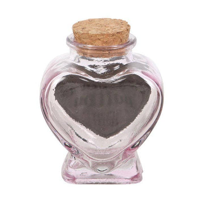 Decorative glass bottle in the shape of a heart, Love Potion