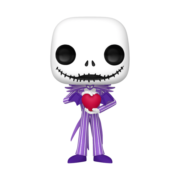 Funko Pop! Jack Skellington avec Cœur de St Valentin – L'Étrange Noël de monsieur Jack