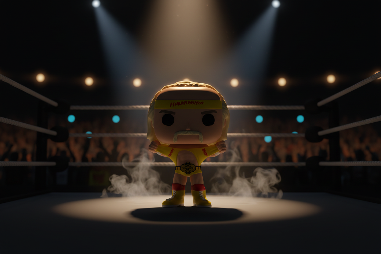 Pop! Hulk Hogan die zijn t-shirt uittrekt 