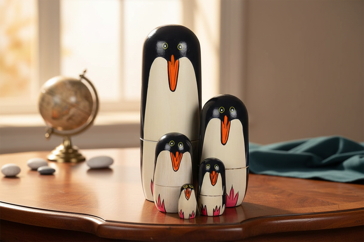 Russische pop pinguïn