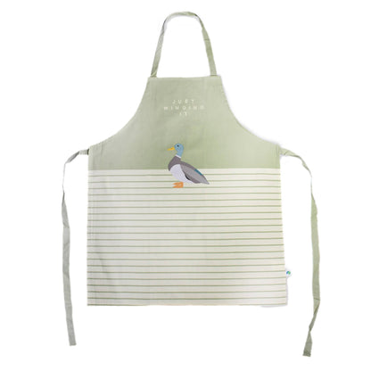 Tablier (coton recyclé) - Sans RSPB comme un oiseau (colvert)