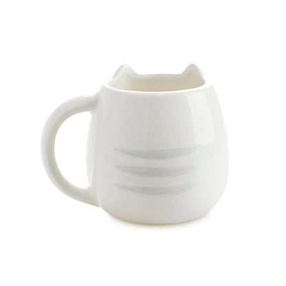 Mug Rond Chat blanc