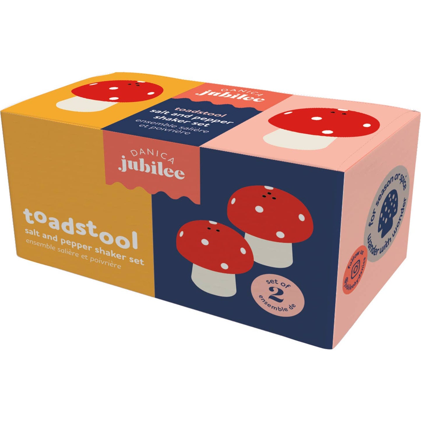 Salt and pepper Mushrooms Fly Agaric