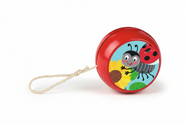 Lieveheersbeestje houten jojo