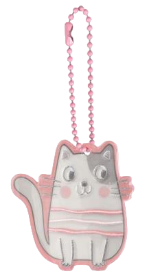 Cat Reflector Pendant