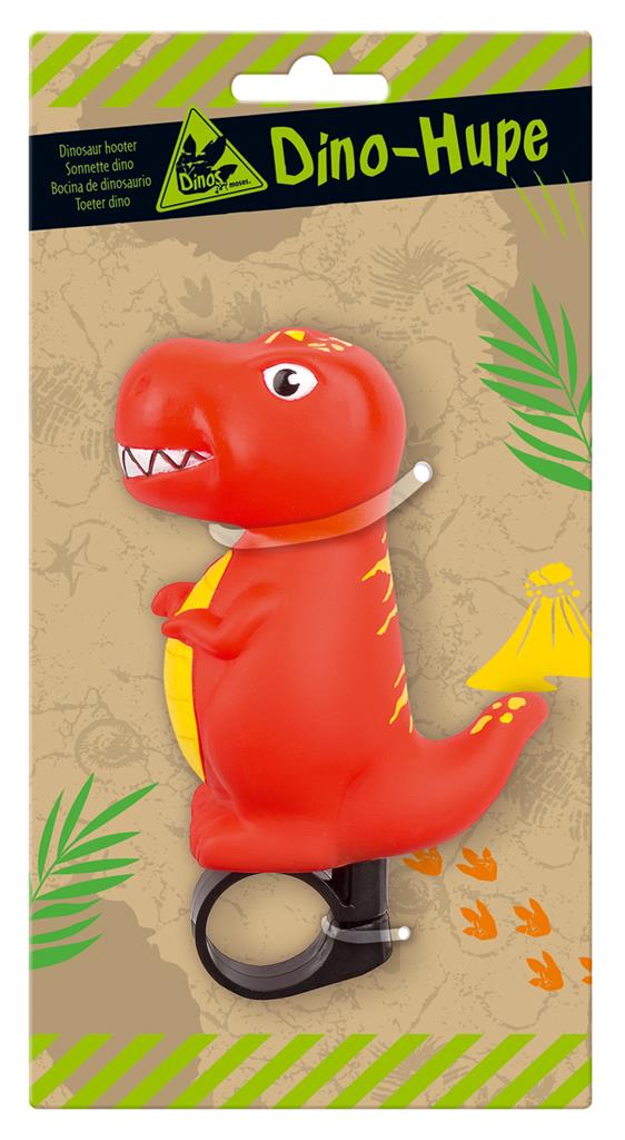 T-Rex voor op het stuur